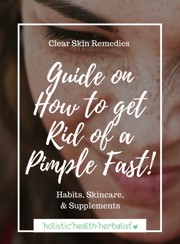 How to Get Rid of a Pimple Fast! - Use my tried and true methods for shrinking pimples and reducing redness fast, even overnight!