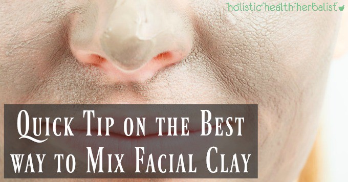 Quick Tip on the Best way to Mix Facial Clay
