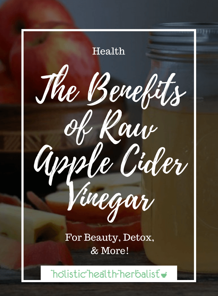 The Benefits of Raw Apple Cider Vinegar - Raw apple cider vinegar has nearly countless benefits for skin, hair, digestion, and overall wellness. Learn about my top 5 uses in this article.