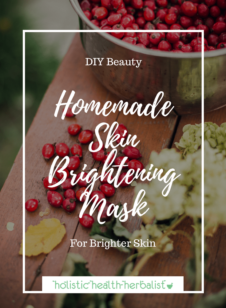 Homemade Skin Brightening Mask - Make this potent Vitamin C mask to brighten and even out skin tone and lighten hyperpigmentation.