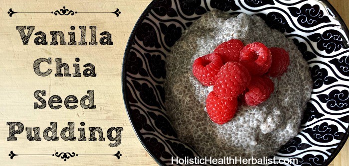 How to make vanilla chia seed pudding.