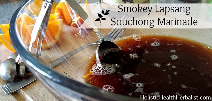 How to make Smokey Lapsang Soughong Marinade.