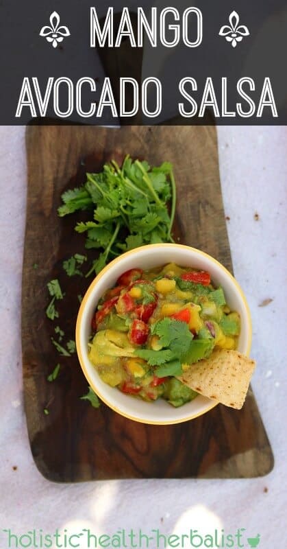 Mango Avocado Salsa - This salsa is sweet, tangy, and full of delicious flavor. Don;t miss out on this amazing salsa using fresh ingredients for summer!