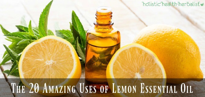 The 20 Amazing Uses of Lemon Essential Oil - Learn about some great ways to use lemon essential oil in your home and for your health!