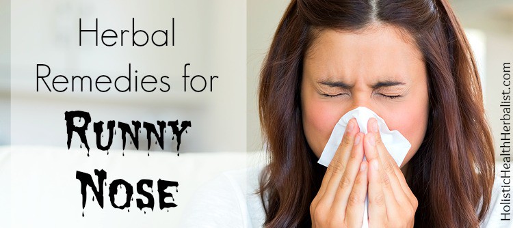 herbs for runny nose and how to stop it