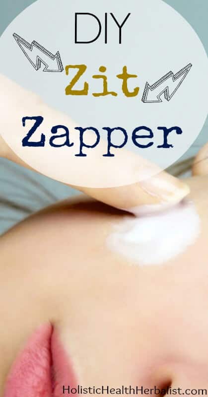 DIY Zit Zapper Recipe - Learn how to make my go to recipe for stubborn blemishes!