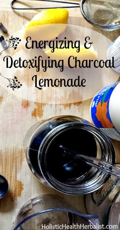 Energizing and Detoxifying Charcoal Lemonade - Learn how to make a delicious charcoal lemonade that soothes the stomach and detoxifies that body.