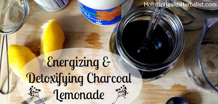 how to make charcoal lemonade for health