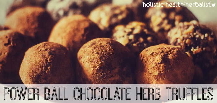 Power Ball Chocolate Herb Truffles