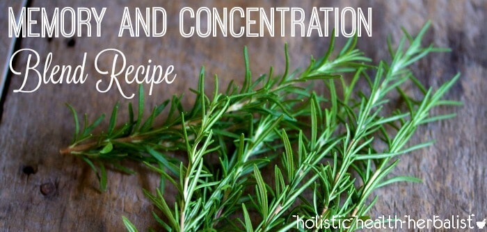Simple DIY Memory and Concentration Blend Recipe