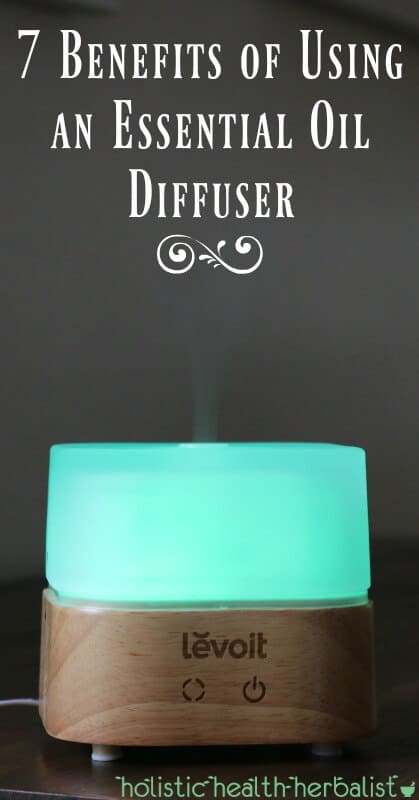 7 Benefits of Using an Essential Oil Diffuser - Learn how diffusing essential oils can support restful sleep, stress release, a better mood, and mental clarity.