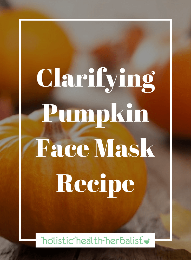 DIY Clarifying Pumpkin Face Mask Recipe for bright, supple, clear skin.