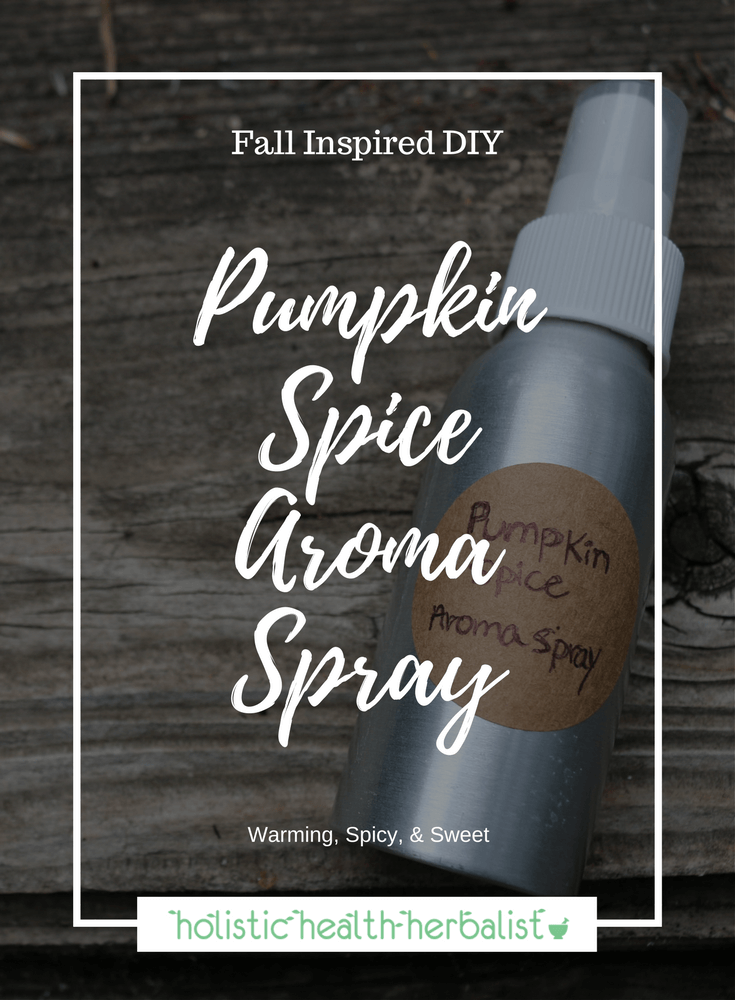 Pumpkin Spice Aroma Spray - deliciously reminiscent of cool autumn days.