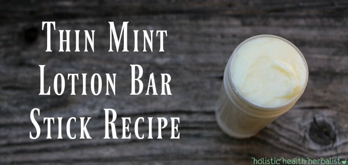 Thin Mint Lotion Bar Stick Recipe