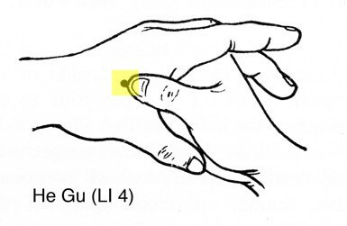 acupressure point for nausea.
