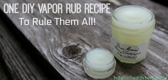 DIY Vapor Rub Recipe – To Rule Them All!