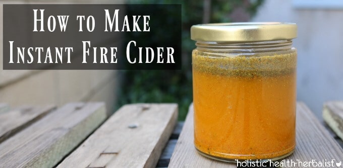 How to Make Instant Fire Cider