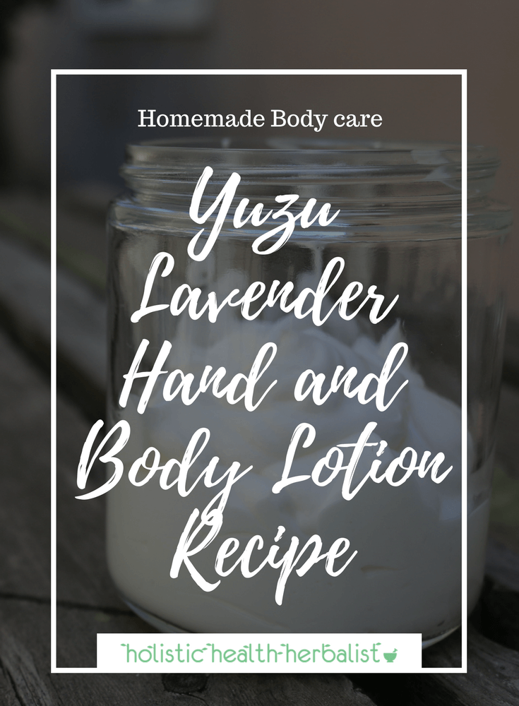 Yuzu Lavender Hand and Body Lotion Recipe - Learn how to make a super moisturizing hand and body lotion using capuacu butter and mango butter with the delicious combination of yuzu and lavender essential oils.