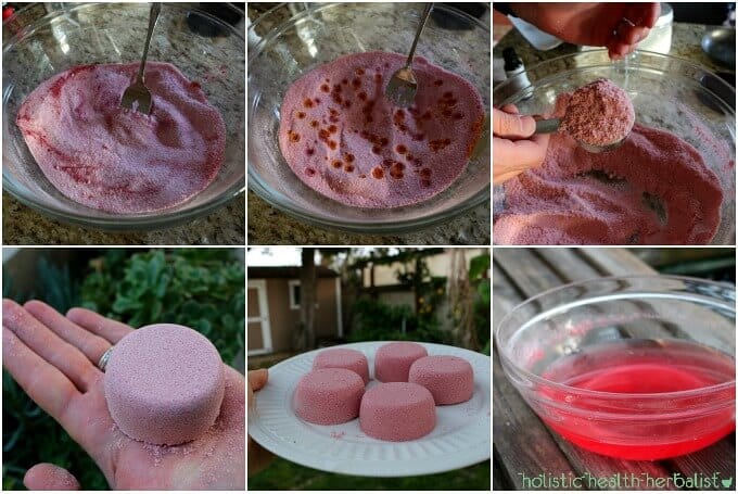 DIY Beauty Treatments - Pink Citrus Bath Bombs How To