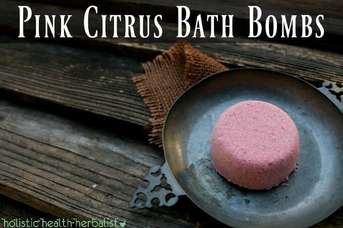 DIY Beauty Treatments - Pink Citrus Bath Bombs