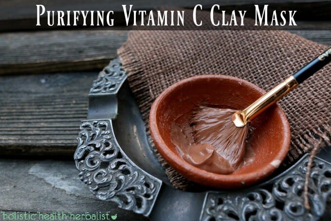 DIY Beauty Treatments - Purifying Vitamin C Clay Mask