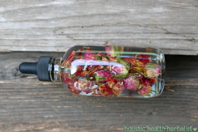 DIY Flower Petal Body Oil and Roll-On Recipe