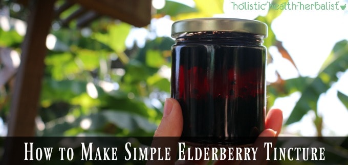 How to Make Simple Elderberry Tincture